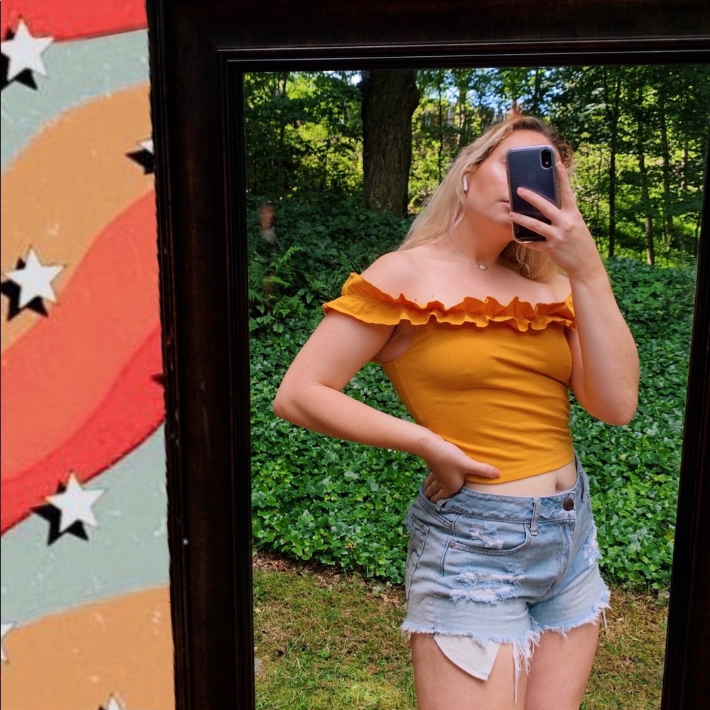Forever 21 ruffle top